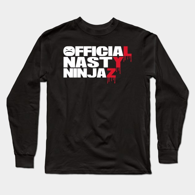 Official Nasty Ninjaz Long Sleeve T-Shirt by BludBros